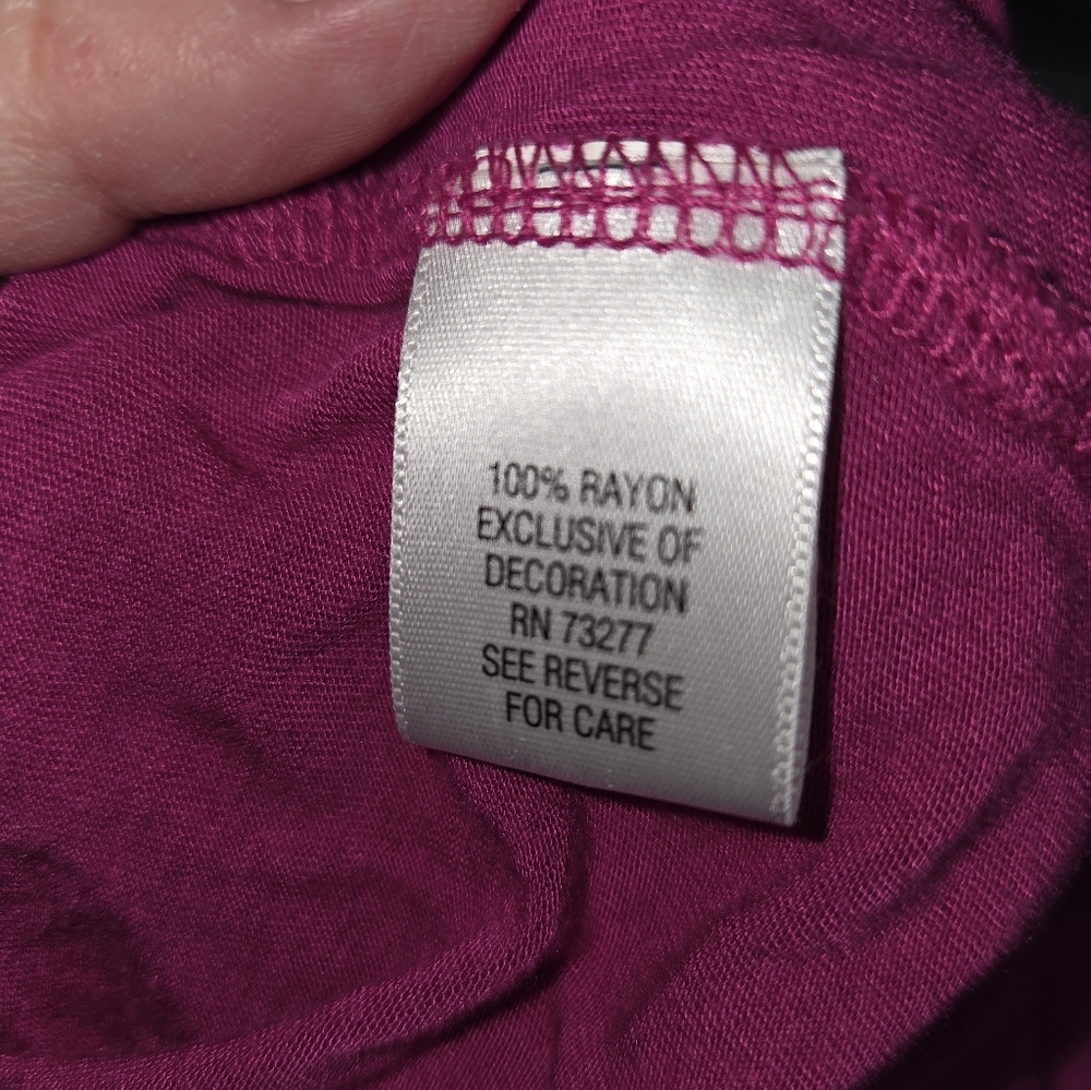 Apt. 9 Pink Ruffled Sleeveless Tank Top - Picture 6 of 7